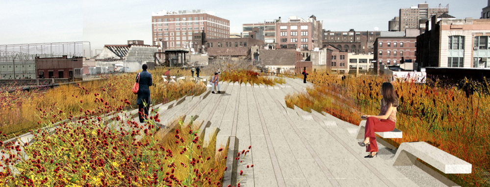 The High Line space, New York 